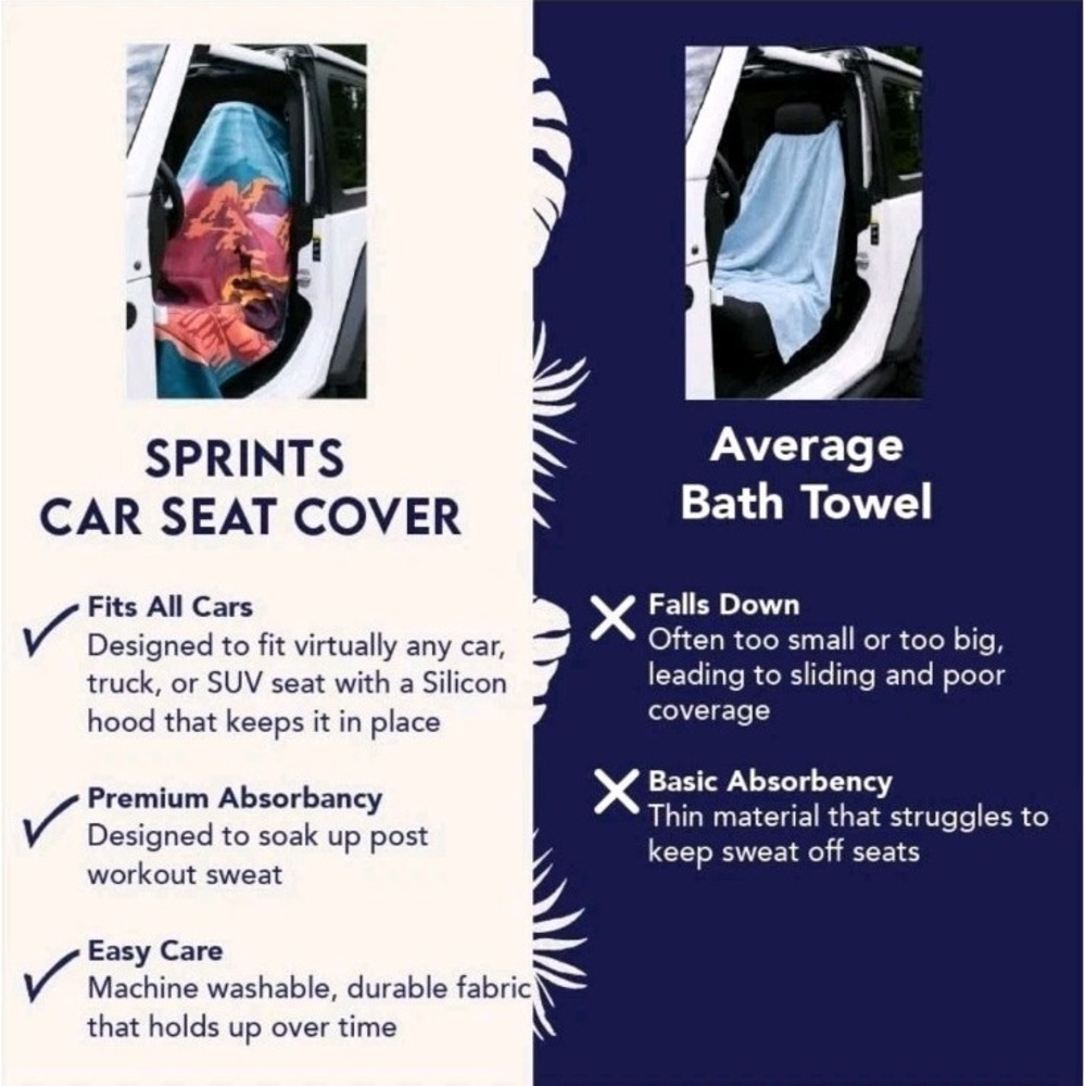 Athletic Running Towel, Full-Sized, Car Seat Cover - Steppes Frontier - Picture 2 of 7